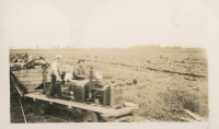 Several People working at the Alouette Peat Farm c.1940s