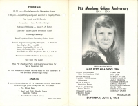 Brochure for Pitt Meadows Day 1964