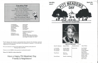 Brochure for Pitt Meadows Day 1992