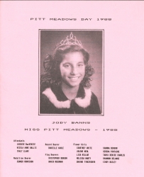 Brochure for Pitt Meadows Day 1988