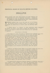 Smallpox information for schools