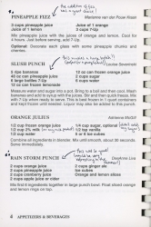 Recipe for the drinks 1996