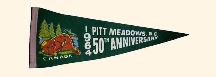 Pitt Meadows 1964 Beaver Pennant