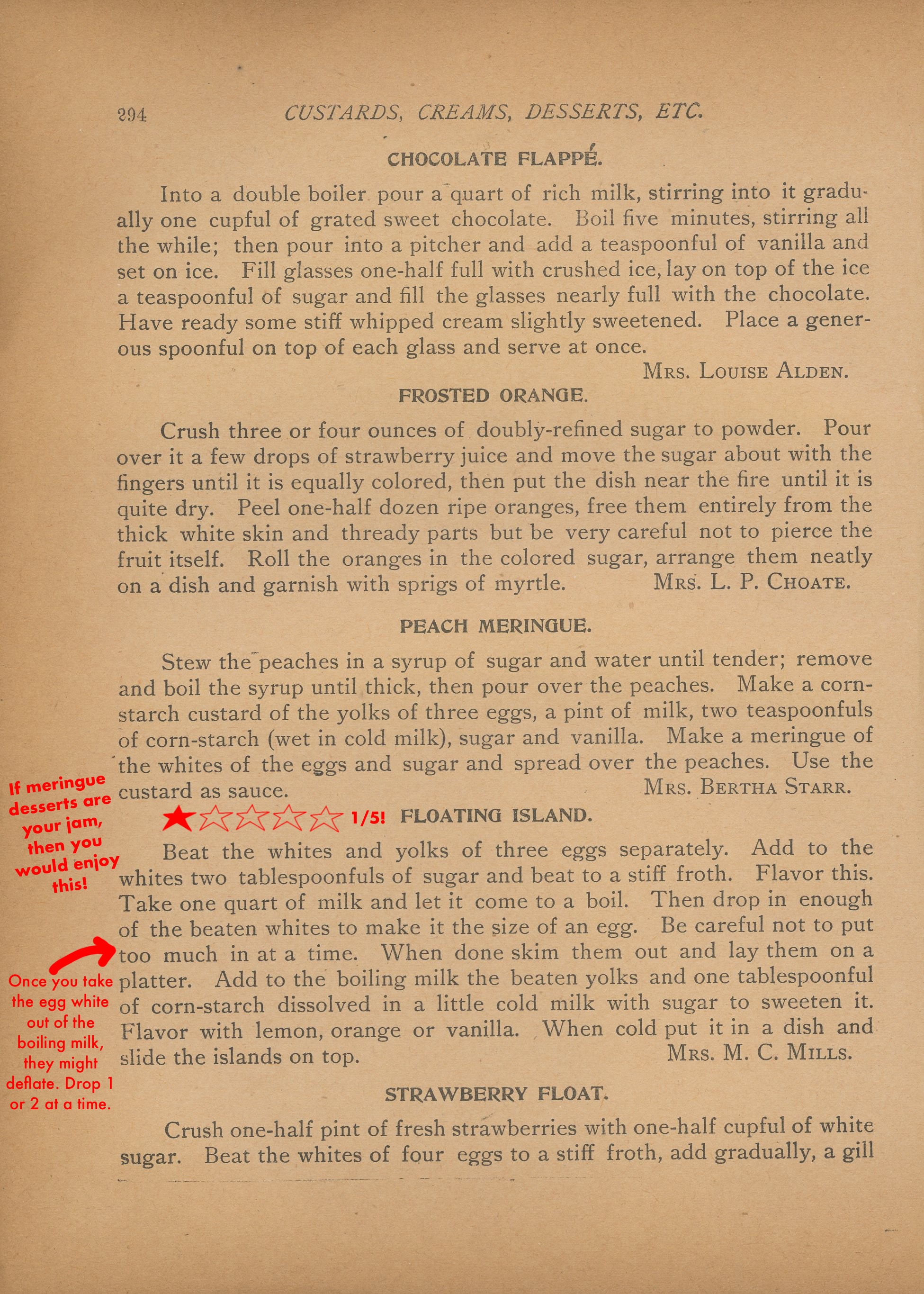 Floating Island Recipe