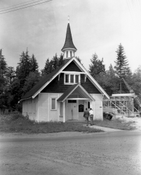 Community Church on Harris Road in 1955